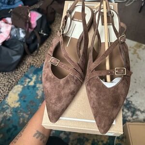 Dolce Vita Brown Suede Women's flats 9.5